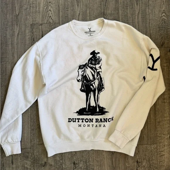 Pacsun Women’s Yellowstone Dutton Ranch Pullover- Size Medium - Picture 2 of 3